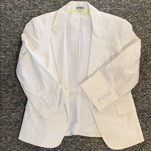 Express white blazer